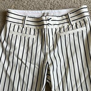 Striped dress pants